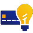 credit card and light bulb icon