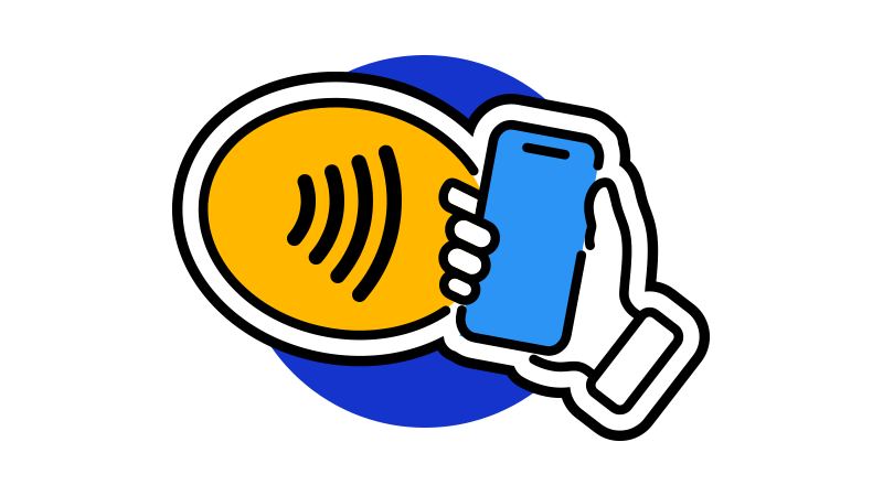 Payment by phone icon